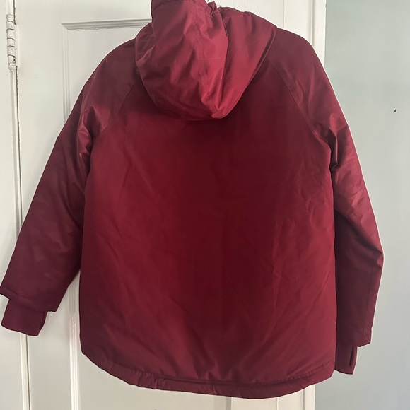 GAP Women's Red Puffer Jacket - Picture 2 of 4